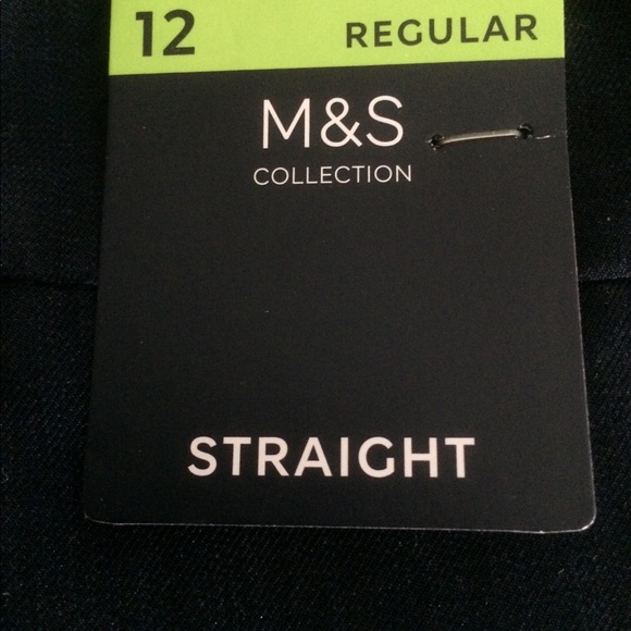 NWT M&S Navy Pants US8-10 - Picture 4 of 7